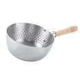 thumbnail image 4 of jicheng Nonstick Saucepan Milk Pot Stainless Steel Flat Pan for Hiking Teahouse Home 22cm, 4 of 9