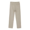 thumbnail image 6 of Blekii Men's Casual Chino Pants, Solid Color Workwear Style Trousers, Loose Straight Leg Comfort Fit, Cotton Fabric for Summer, Versatile Bottoms for Smart Casual Office Or Weekend Wear Beige, 6 of 7