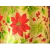 Pack of 1, Poinsettias Wrapping Paper 24" x 833', Full Ream Roll for Celebration, Party, Holiday, Birthday and Events, Made in USA