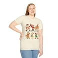 thumbnail image 5 of Holiday Dancing Santa Reindeer Snowman Elf Gingerbread Tee, 5 of 6