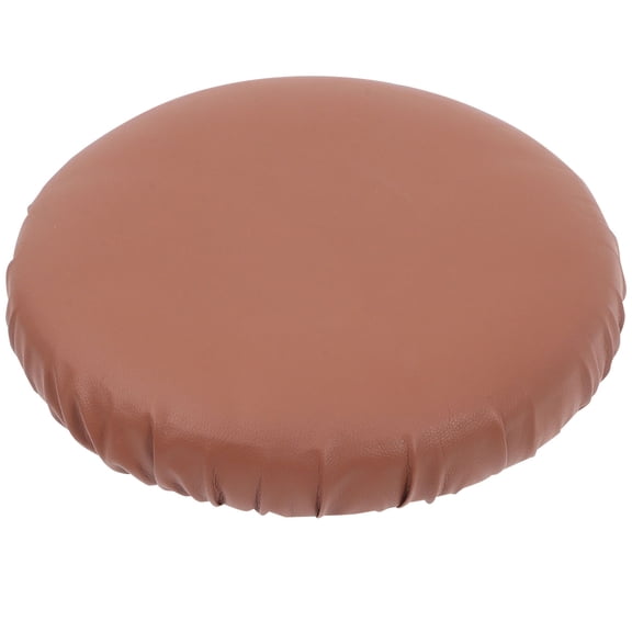 Amosfun Brown Elastic Round Bar Stool Cover Protective Chair Slipcover for Home Use
