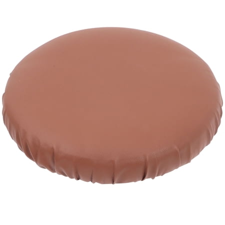 IFANLANDOR Brown Round Seat Cover for Bar Stools with Elastic and Stain Resistant