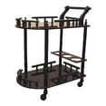 thumbnail image 2 of 29" Tall 2-Tier Wooden Wine Table with Cherry finish, 2 of 2