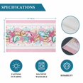 thumbnail image 6 of Summer Starfish Pink Placemats Set of 8, Beach Coral Conch Coastal Placemats for Dining Table, Place Mats for Kitchen Tabletop, Waterproof Wipeable Dining Table Mats Set, 6 of 9