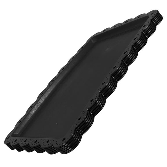 WHAMVOX 6pcs Fruit Serving Tray Snacks Serving Platters Entertaining Serving Tray Reusable Plastic Tray Household Serving Tray Desktop Fruit Plate