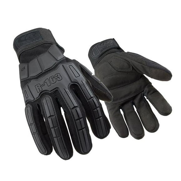 WTD RIN-163-12 Gloves Super Hero Padded Palm, Black - 2XL