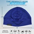 thumbnail image 3 of Cooling Skull Caps for Men Women,2-Pack Lightweight Beanie Helmet Liner Sleep Cap, 3 of 5