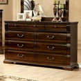 thumbnail image 2 of Furniture of America Oulette Transitional Wood 9-Drawer Dresser in Cherry, 2 of 4