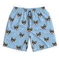 thumbnail image 4 of Bixox Men's Corgi Dog printing Casual Classic Fit Short Summer Beach Shorts, 4 of 6