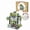 8502 Dream Coffee Shop [589 Pieces Boxed Set] - With Lights, variant on Micro Blocks Building Set - Miniature Greenhouse Flower Shop with Bicycle, 370+ Pieces Tiny Plants & Gardening Model Kit, DIY Construction Toys for Adults Kids, Home Desk Decoration