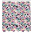 thumbnail image 3 of Ambesonne Paris Shower Curtain, Rose Flowers Romantic, 69"Wx84"L, Pale Green Sea Green, 3 of 3