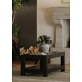 thumbnail image 4 of Maven Lane Paulo Wooden Coffee Table in Weathered Black Finish, 4 of 12