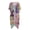 Mandala Pattern, variant on HELLHERO Light Long Kimono Swimsuit Cover Up for Beach Polyester Quick Dry Bathing Suit Cover Up Colorful Floral Pattern