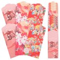 thumbnail image 2 of CIMAXIC 60 Pcs Enveloppes Rouges du Nouvel An Chinois Paquets d'Argent Rouges pour Fête Festival, 6.89"X3.54"X0.04 Pouces, 2 of 5