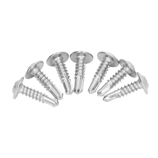 Quick Round Washer Head Screws 410 Stainless Steel, High Performance, Easy to Use for Machinery Industry