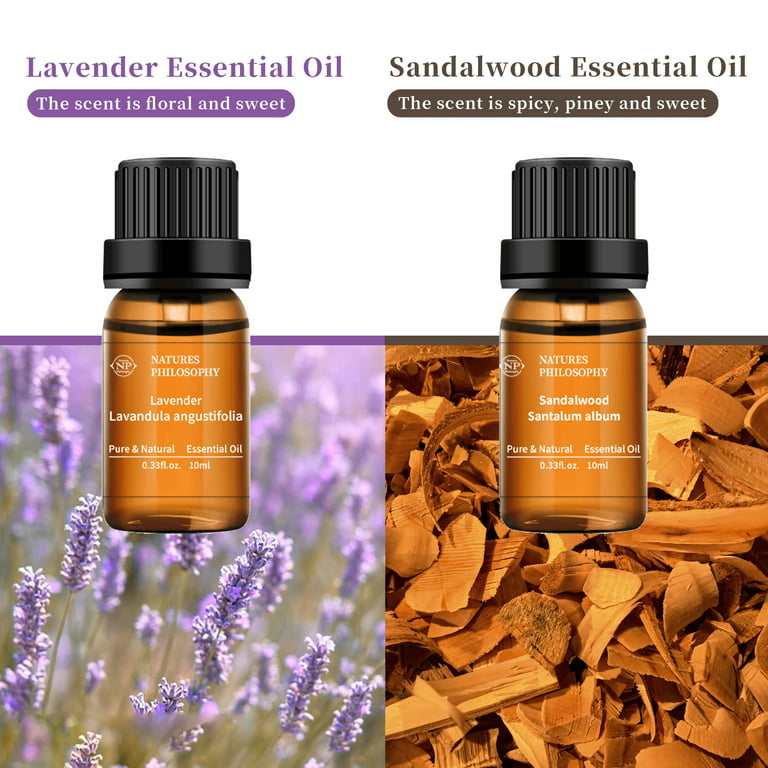  Sandalwood Essential Oil, 100% Pure Natural Aromatherapy Sandalwood  Oil for Diffuser (10ML) : Health & Household