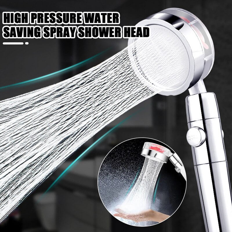 High Turbo Pressure Shower Head Bathroom Hand Large Water Saving Filter C77 