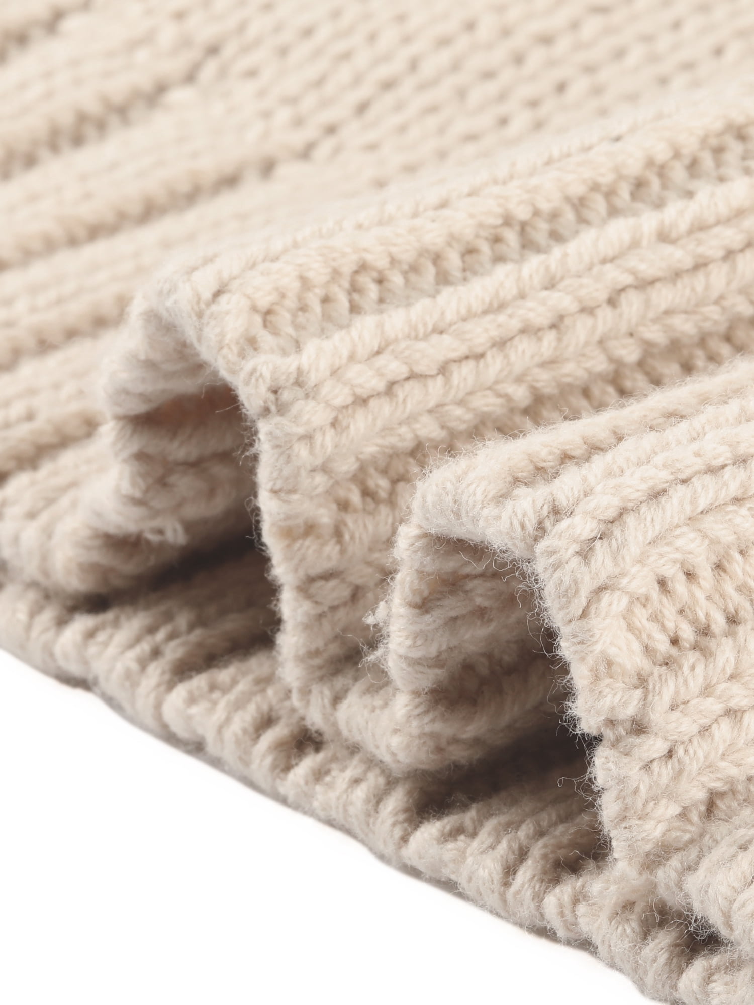 DARING DIVA Women's Solid Knitted Crew Neck Sweater Vest 2X Beige
