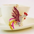 thumbnail image 2 of Llavero de Gallo de Rhinestone Sunnimix Colorido 12.5 cm, 2 of 8