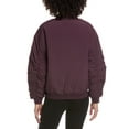 thumbnail image 2 of New Balance womens  Linear Heritage Bomber Jacket, s, Purple, 2 of 3