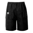 thumbnail image 4 of Men'S Casual Corduroy Shorts Comfortable Breathable Summer Shorts For Daily Wear Sports Outdoor Activities Lightweight Relaxed Fit Black XXL, 4 of 8