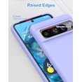 thumbnail image 4 of Case for Google Pixel 8 Pro, Thin Phone Case with Soft Interior Slim Flexible Back Cover for Pixel 8 Pro - Lavender, 4 of 13