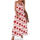 thumbnail image 1 of Vestido sin mangas con emblema de la bandera de la hoja de arce de Canadá Vestidos de mujer Vestido de fiesta de verano elegante de lujo para mujer, 1 of 7
