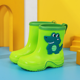 thumbnail image 1 of Botas de lluvia impermeables y elásticas de cocodrilo para niños, Botas de lluvia gruesas de dibujos animados para niños y niñas, 1 of 5