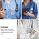 thumbnail image 5 of Retractable Nurse Watches Clip- On Hanging Lapel Cartoon Silicone Smile Cloud Fob Pocket Watch Badge Tunic Stethoscope Watch For Doctor Nurses Giftwhi, 5 of 5