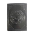 thumbnail image 5 of Handmade Leather Pentagon Journal/Writing Notebook Diary/Bound Daily Notepad for Men & Women Unlined Paper Medium 8 x 6 Inches, Writing pad Gift for Artist, Sketch Black, 5 of 8