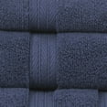 thumbnail image 5 of Home Weavers  Elegance Essentials 550GSM Cotton Zero Twist Super Absorbent Bath Towel Set of 3 Navy - 27"x54", 16"x24", 13"x13", 5 of 5
