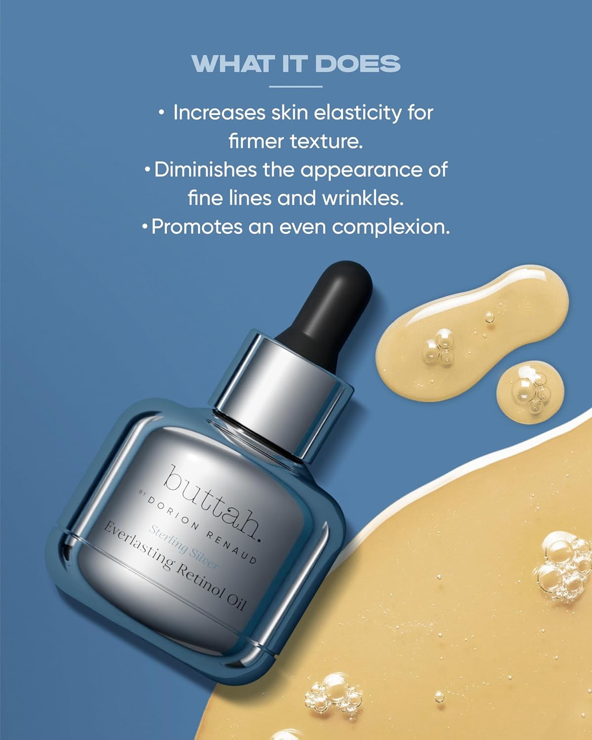 Buttah Skin Everlasting Retinol Oil - Retinol Vitamin Serum For Face - Nourish, Hydrate, and Rejuvenate Your Skin with this Retinol Serum - Facial Serums Retinol