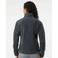 thumbnail image 3 of Burnside Womens Polar Fleece Full-Zip Jacket, XL, Heather Charcoal, 3 of 5
