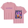 thumbnail image 1 of Pop cazadora para niña Demo-n Hunters Round-Neck Printed Anime Trio Poster T Shirt （Pink）, 1 of 4
