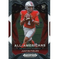 NFL 2021 Panini Prizm Draft Picks All-Americans Justin Fields Trading Card #192 (Rookie)