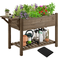 thumbnail image 2 of Renwick 49" x 21.5" x 31.5" Brown Fir and Wood Planter Box, 2 of 8