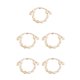 thumbnail image 3 of Brazalete de concha Sonducket elegante para Chicas Damas Fiesta en la playa Beige, 3 of 6