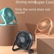 thumbnail image 5 of Ventilador de escritorio mini de 5 pulgadas con luz de sonido eléctrica enchufable, ventilador de oficina con USB, pequeño ventilador de circulación, 5 of 5