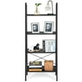 thumbnail image 6 of Gymax 4-Tier Ladder Shelf Ladder Bookcase Bookshelf Display Rack Plant Stand, 6 of 8