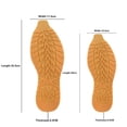 thumbnail image 6 of Tnobhg 1 Pair Shoe Soles Repair Replacement Wear Resistant Non-Slip Thick Cut Freely Simple Installation Rubber Shoe Out Soles, 6 of 8