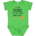 thumbnail image 3 of Inktastic I Love My Great Grandpa to the Moon and Back Boys or Girls Baby Bodysuit, 3 of 5