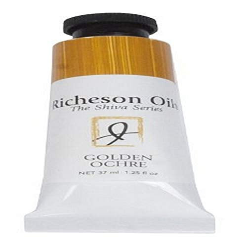Jack Richeson 37-Ml Artist Oil Colors, Golden Ochre