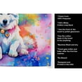 thumbnail image 5 of Carolines Treasures DAC2551KTWL 25 x 15 in. Samoyed Hippie Dawg 100 Percent Cotton Kitchen Towel, 5 of 5