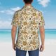 thumbnail image 4 of Fotbe Indian Paisley Camisa Hawaiana para Hombre Unisex – Camisa Casual de Verano con Botones de Manga Corta de Algodón y Lino,Medium, 4 of 7