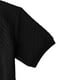 thumbnail image 3 of Playera Elvqul de Caballero Economicas sin Estampado Negro Manga Corta Solapa Abotonada, 3 of 8