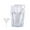 Clear / Side Spout, variant on Muka 50 Pcs 34 OZ Reusable Clear Side Spout Drink Bags w/funnel, Good for Liquid Packaging, 0.59" Spout