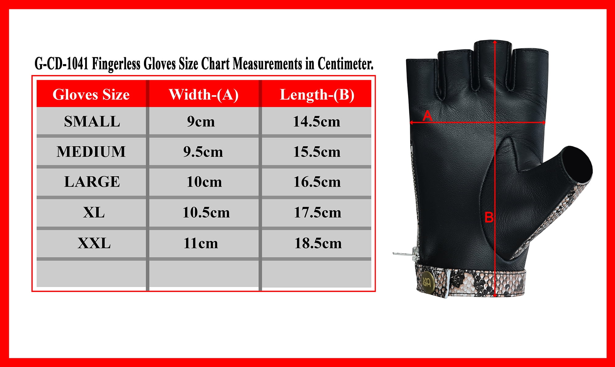 Men's Python Snake Embossed Leather Driving Gloves Half Finger Car Driving Motorcycle Bikers Riding Gloves Beige-L