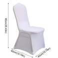 thumbnail image 3 of Housse de Chaise Tout Inclus en Polyester Spandex Élastique pour Mariages Banquets et Fêtes, 3 of 3