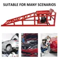 thumbnail image 5 of 2 Pack 6 Tons Heavy Duty Auto Car Truck Service Hydraulic Lift Vehicle Ramps, 5 of 10