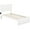 White, variant on Bowery Hill Farmhouse Solid Wood Twin Bed with Footboard in White